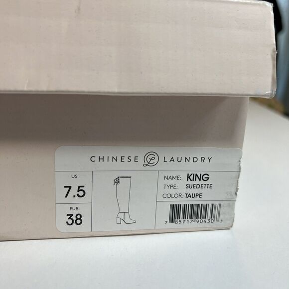 Chinese Laundry Taupe King Over the Knee Boot 7.5 New - Picture 12 of 12